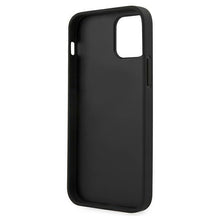 Заредете изображение във визуализатора на галерията – Guess GUHCP12LPUVQTMLBK iPhone 12 Pro Max 6,7" czarny/black hardcase V-Quilted Collection - TopMag
