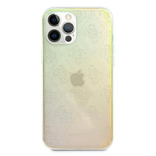 Заредете изображение във визуализатора на галерията – Guess GUHCP12M3D4GIRBL iPhone 12/12 Pro 6,1" opalowy/iridescent hardcase 4G 3D Pattern Collection - TopMag
