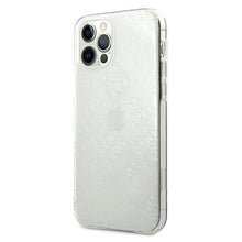 Заредете изображение във визуализатора на галерията – Guess GUHCP12M3D4GTR iPhone 12/12 Pro 6,1" transparent hardcase 4G 3D Pattern Collection - TopMag

