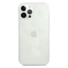 Заредете изображение във визуализатора на галерията – Guess GUHCP12M3D4GTR iPhone 12/12 Pro 6,1" transparent hardcase 4G 3D Pattern Collection - TopMag
