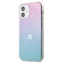 Заредете изображение във визуализатора на галерията – Guess GUHCP12S3D4GGBP iPhone 12 mini 5,4" niebiesko-różowy/blue&amp;pink hardcase 4G 3D Pattern Collection - TopMag
