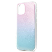 Заредете изображение във визуализатора на галерията – Guess GUHCP12S3D4GGBP iPhone 12 mini 5,4" niebiesko-różowy/blue&amp;pink hardcase 4G 3D Pattern Collection - TopMag
