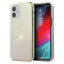 Заредете изображение във визуализатора на галерията – Guess GUHCP12S3D4GIRBL iPhone 12 mini 5,4" opalowy/iridescent hardcase 4G 3D Pattern Collection - TopMag

