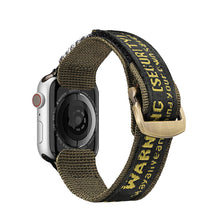 Заредете изображение във визуализатора на галерията – Dux Ducis Strap (Outdoor Version) strap Apple Watch Ultra, SE, 8, 7, 6, 5, 4, 3, 2, 1 (49, 45, 44, 42 mm) nylon band yellow bracelet
