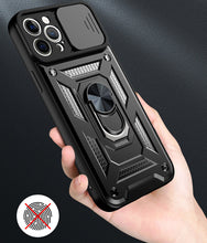 Заредете изображение във визуализатора на галерията – Slide Camera Armor Case for Samsung Galaxy S23 FE Black
