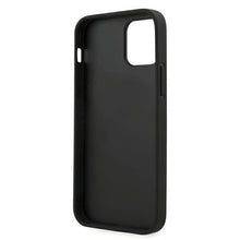 Заредете изображение във визуализатора на галерията – Karl Lagerfeld KLHCP12LSAKHBK iPhone 12 Pro Max 6,7" czarny/black hardcase Saffiano Ikonik Karl`s Head - TopMag
