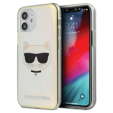 Заредете изображение във визуализатора на галерията – Karl Lagerfeld KLHCP12SCIR iPhone 12 mini 5,4" multicolor hardcase Iridescent Choupette - TopMag
