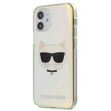 Заредете изображение във визуализатора на галерията – Karl Lagerfeld KLHCP12SCIR iPhone 12 mini 5,4" multicolor hardcase Iridescent Choupette - TopMag
