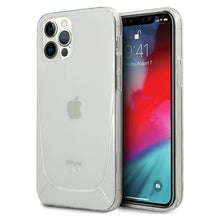 Заредете изображение във визуализатора на галерията – Mercedes MEHCP12MARCT iPhone 12/12 Pro 6,1" clear hardcase Transparent Line - TopMag
