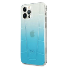 Заредете изображение във визуализатора на галерията – Mercedes MEHCP12MCLGBL iPhone 12/12 Pro 6,1" niebieski/blue hardcase Transparent Line - TopMag

