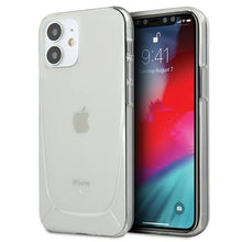 Заредете изображение във визуализатора на галерията – Mercedes MEHCP12SARCT iPhone 12 mini 5,4" clear hardcase Transparent Line - TopMag
