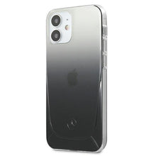 Заредете изображение във визуализатора на галерията – Mercedes MEHCP12SARGBK iPhone 12 mini 5,4" czarny/black hardcase Transparent Line - TopMag
