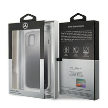 Заредете изображение във визуализатора на галерията – Mercedes MEHCP12SARGBK iPhone 12 mini 5,4" czarny/black hardcase Transparent Line - TopMag
