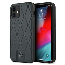 Заредете изображение във визуализатора на галерията – Mercedes MEHCP12SMULNA iPhone 12 mini 5,4" niebieski/blue hardcase Wave Line - TopMag
