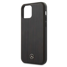 Заредете изображение във визуализатора на галерията – Mercedes MEHCP12SVWOBR iPhone 12 mini 5,4" brązowy/brown hardcase Wood Line Rosewood - TopMag
