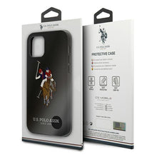 Заредете изображение във визуализатора на галерията – US Polo USHCP12MPUGFLBK iPhone 12/12 Pro 6,1" czarny/black Polo Embroidery Collection - TopMag
