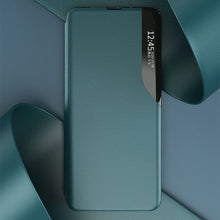 Заредете изображение във визуализатора на галерията – Eco Leather View Case elegant bookcase type case with kickstand for Xiaomi Mi 10T / Xiaomi Mi 10T Pro blue - TopMag
