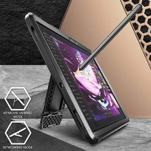 Заредете изображение във визуализатора на галерията – Supcase UNICORN BEETLE PRO GALAXY TAB S7 / S8 11.0 BLACK - TopMag
