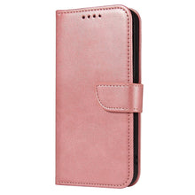 Заредете изображение във визуализатора на галерията – Magnet Case elegant bookcase type case with kickstand for iPhone 12 Pro / iPhone 12 pink - TopMag
