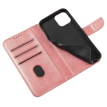 Заредете изображение във визуализатора на галерията – Magnet Case elegant bookcase type case with kickstand for iPhone 12 Pro / iPhone 12 pink - TopMag
