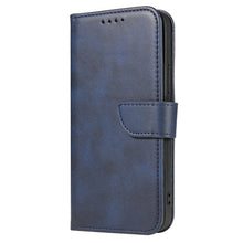 Заредете изображение във визуализатора на галерията – Magnet Case elegant bookcase type case with kickstand for iPhone 12 Pro Max blue - TopMag
