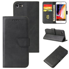 Заредете изображение във визуализатора на галерията – Magnet Case Elegant Case Cover Flip Cover iPhone SE 2022 / SE 2020 / iPhone 8 / iPhone 7 Black - TopMag
