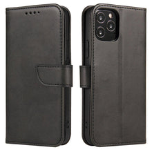 Заредете изображение във визуализатора на галерията – Magnet Case elegant bookcase type case with kickstand for Samsung Galaxy A20s black - TopMag
