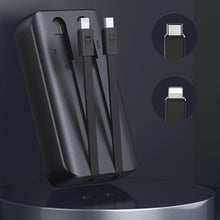 Заредете изображение във визуализатора на галерията – Mini power bank with built-in cables Joyroom JR-PBC07 20000mAh 30W - black
