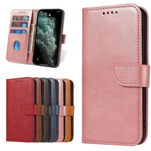 Заредете изображение във визуализатора на галерията – Magnet Case elegant bookcase type case with kickstand for Huawei Y5p pink - TopMag
