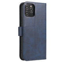 Заредете изображение във визуализатора на галерията – Magnet Case elegant bookcase type case with kickstand for Huawei Y6p blue - TopMag
