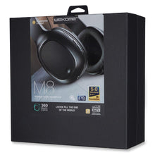 Заредете изображение във визуализатора на галерията – WK Design Wireless Bluetooth Headphones black (M8 black) - TopMag
