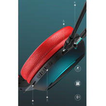 Заредете изображение във визуализатора на галерията – WK Design Wireless Bluetooth Headphones black (M8 black) - TopMag
