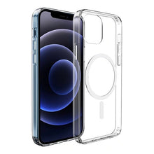 Заредете изображение във визуализатора на галерията – WK Design Anti-knock Magnet Case MagSafe durable gel flexible case for iPhone 12 mini transparent - TopMag
