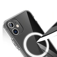 Заредете изображение във визуализатора на галерията – WK Design Anti-knock Magnet Case MagSafe durable gel flexible case for iPhone 12 mini transparent - TopMag
