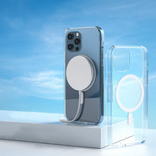 Заредете изображение във визуализатора на галерията – WK Design Anti-knock Magnet Case MagSafe durable gel flexible case for iPhone 12 mini transparent - TopMag
