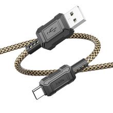 Заредете изображение във визуализатора на галерията – HOCO cable USB to Micro 2,4A Leader X94 gold
