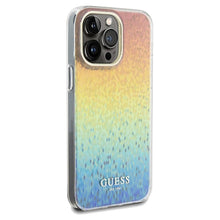 Заредете изображение във визуализатора на галерията – Original faceplate case GUESS GUHCP13LHDECMI for iPhone 13 Pro (IML Faceted Mirror / disco iridescent)
