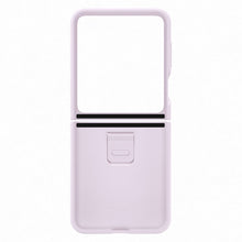 Заредете изображение във визуализатора на галерията – Silicone case with holder for Samsung Galaxy Z Flip 5 - purple
