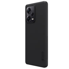 Заредете изображение във визуализатора на галерията – Nillkin Super Frosted Shield Case for Xiaomi Redmi Note 12 Pro / Poco X5 Pro 5G Cover + Phone Stand Black
