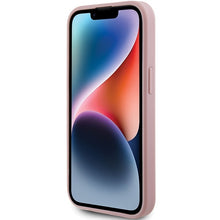 Заредете изображение във визуализатора на галерията – Original Case GUESS hardcase Glitter Script Big 4G GUHCP15MHG4SGP for Iphone 15 Plus pink
