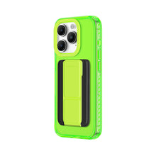 Заредете изображение във визуализатора на галерията – Amazing Thing Titan Pro Neon Mag Wallet Case IP156.1PTWGN for Iphone 15 Pro green with stand
