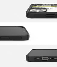Заредете изображение във визуализатора на галерията – Ringke Fusion X Design durable PC Case with TPU Bumper for iPhone 12 Pro / iPhone 12 black (Ticket band) (XDAP0021) - TopMag
