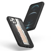 Заредете изображение във визуализатора на галерията – Ringke Fusion X Design durable PC Case with TPU Bumper for iPhone 12 Pro / iPhone 12 black (Routine) (XDAP0023) - TopMag
