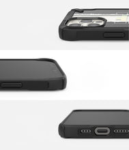 Заредете изображение във визуализатора на галерията – Ringke Fusion X Design durable PC Case with TPU Bumper for iPhone 12 Pro / iPhone 12 black (Routine) (XDAP0023) - TopMag
