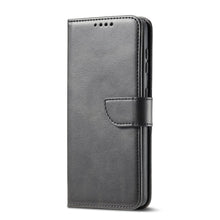 Заредете изображение във визуализатора на галерията – Magnet Case elegant bookcase type case with kickstand for Samsung Galaxy S21+ 5G (S21 Plus 5G) black - TopMag
