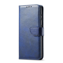Заредете изображение във визуализатора на галерията – Magnet Case elegant bookcase type case with kickstand for Samsung Galaxy S21+ 5G (S21 Plus 5G) blue - TopMag
