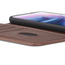 Заредете изображение във визуализатора на галерията – Magnet Case elegant bookcase type case with kickstand for Samsung Galaxy S21 Ultra 5G black - TopMag
