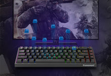 Заредете изображение във визуализатора на галерията – Tronsmart Elite RGB gaming wireless mechanical keyboard for gamers with LED backlight black (372400) - TopMag
