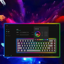 Заредете изображение във визуализатора на галерията – Tronsmart Elite RGB gaming wireless mechanical keyboard for gamers with LED backlight black (372400) - TopMag
