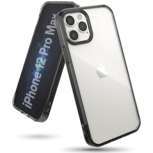 Заредете изображение във визуализатора на галерията – Ringke Fusion PC Case with TPU Bumper for iPhone 12 Pro Max grey (FSAP0057)
